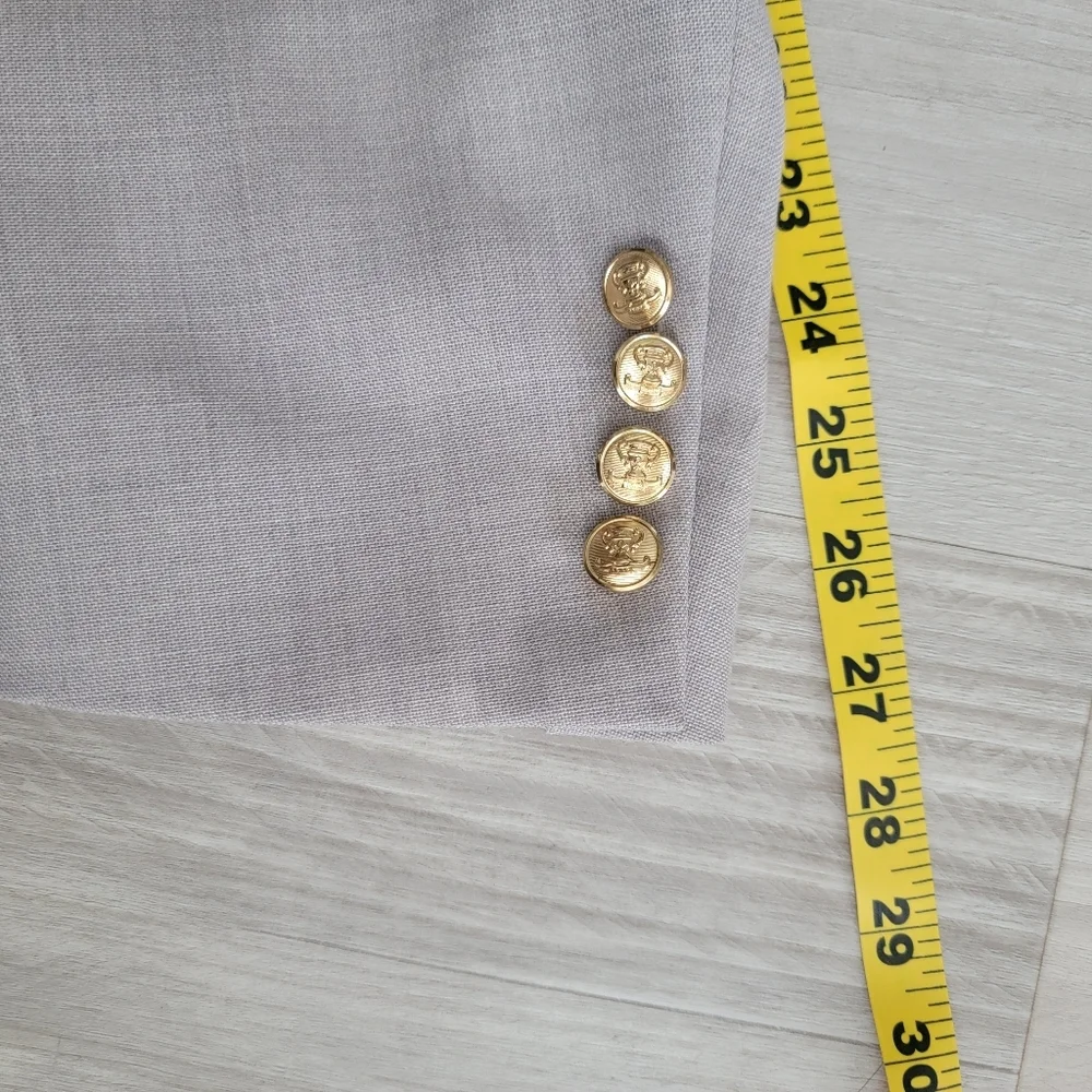John Weitz Tan Sport Coat with Gold Buttons